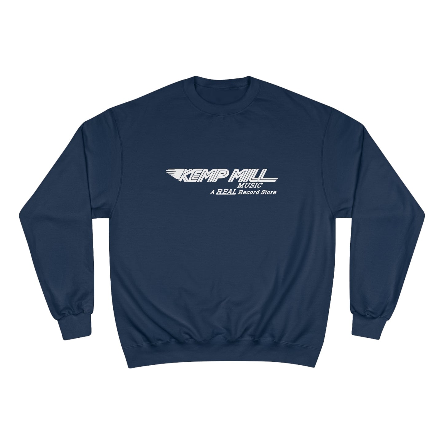 Navy Kemp Mill Music Tribute Champion Sweatshirt - GBOS Productions